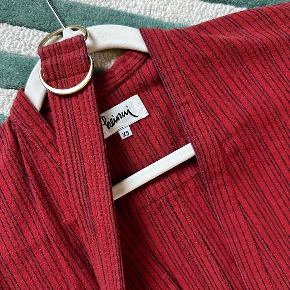 Heinui Sammo Jumpsuit - Vermilion Indigo Stripe - Picture 5 of 13